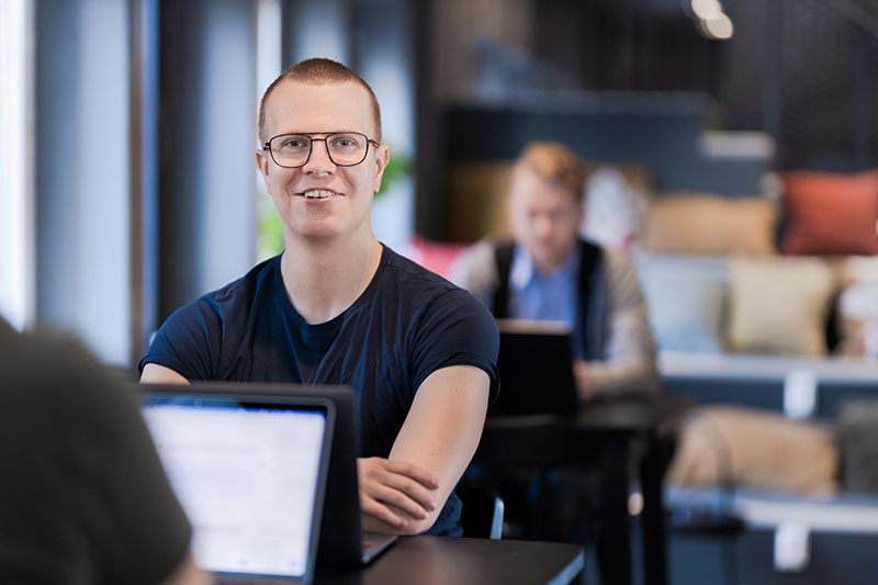 Erik in Templ office